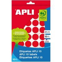 ETIQ.MAN.BOLSA APLI 02736 CL.ROJO RD.Ø13