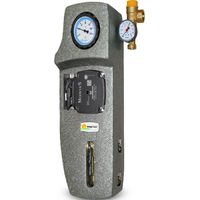 Modulo solare monovia da 1" M, flussometro 8-28 l/min e pompa Grundfos UPM3 Hybrid 25/70