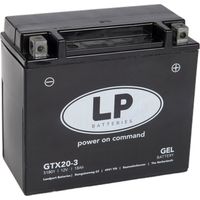Batterie moto 12V 18Ah – Puissance de démarrage 250A – Technologie Gel sans entretien – Dimensions 175x87x155mm – Landport