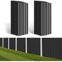 TolleTour 36x Wellblech Dachplatten 129x46 cm Anthrazit Verzinkt Dachblech Gartenhaus