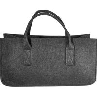 Felt Bag Brown Felt Bag Shopper Newspaper Bag Dekoration bastel basket shopping basket ... by best ambiente