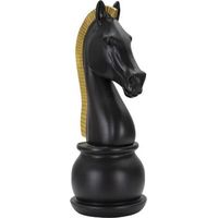 Figurine décoration Mauro Ferretti noir or 50 cm
