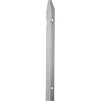 10PZ PALETTO ZINCATO PER RECINZIONE cm 100 - mm 30x30x3,0 codice 1074300