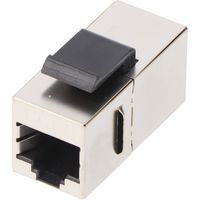 Keystone Modul RJ45 Kupplung/Verbinder CAT 6, STP, 15,9 mm breit, 2x RJ45-Buchse (8P8C).