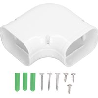 Couvercle de Protection PVC pour Tuyaux de Climatisation - Cache-Conduites pour Pompe à Chaleur Extérieure