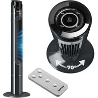 Ventilateur colonne 110 cm - gris anthracite