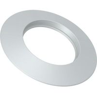 Rosone a soffitto ornamentale in gomma bianco 80 mm 3 pezzi