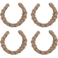 Embrasses de rideaux en jute, cordes à rideaux, supports de rideaux décoratifs légers pour maisons de vacances et vérandas