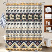 Rideau douche imperméable polyester 180x180 montage sans perçage rideau séchage rapide pour appartement