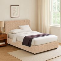 Lectura en Cama Individual, Desenfundable, Hecho en Italia, Beige