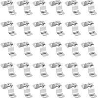 30 PCS 25mm/ 1 Inch Pipe Strap Clamp, 304 Stainless Steel Saddle Clips, U Shape Pipe Bracket for Tube Fixing