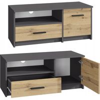 Mueble para TV BODO 1D1S ANTRACYT-WOTAN Estante para TV C贸moda para TV