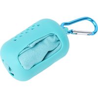 Petite serviette rafraîchissante, sèche rapidement, absorbe la transpiration, douce microfibre, serviette de sport verte
