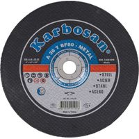 Disque à Tronçonner Déporté 230 x 3.0 x 22.2 A36T Acier - KARBOSAN 910100