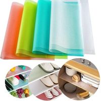 Lot de 8 Sets de Table Lavables Tapis de Réfrigérateur PVC Tapis Frigo Antidérapant Tapis de Table Tapis de Tiroir pour Cuisine Restaurant Table à Manger