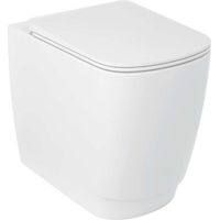 Kludi Resa S - Inodoro de pie, desagüe vario, Rimless, Spiralflush, blanco mate 27WCB0353