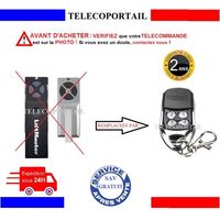 Télécommande 4 canaux compatible - LIFTMASTER - TX2/TX4 (TX2V/TX4V) - 433.92 MHz - Compatible LIFTMASTER - Noir