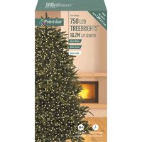 Premier Multi Action TreeBrights - Cluster Tree Lights - 750 LED - Warm White