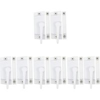 8 Ensembles Serrures de Fenêtre Coulissantes avec Design Élégant Installation Facile Accessoires pour Portes Fenêtres Renforcée pour Vos