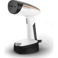 Rowenta DR3030 Access Steam Pocket Stiratore Verticale, Pronto in 15 Sec, Compatto e Leggero, Uccide Batteri, Rimuove Gli Allergeni, 1300 W, Acciaio Inossidabile, Nero/Bianco/Rosa