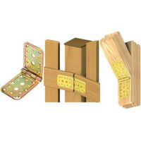 10 x PIASTRA 741 A CERNIERA ACCIAIO TROPIC 65X 98X 98 MM