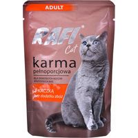 Rafi Nassfutter für Katzen mit Ente im 100-g-Beutel
