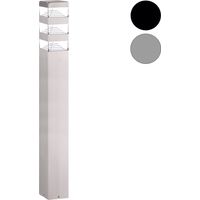 Lumihome – Borne pyramide inox 48 LED SMD 12W 800mm IP44 – Blanc neutre 4000K – 1500 lumens – Éclairage extérieur design