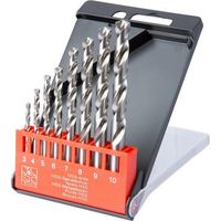 Ribitech - Coffret de 8 forets métal acier HSS M2 - PRFE8HSSM2/V