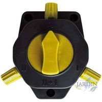 Interruptor para cerca agrícola con botón giratorio resistente, control de cercas eléctricas