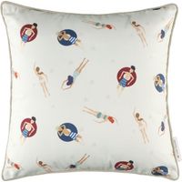 TOM TAILOR funda de cojín SWIM - 1 unidad 45x45 cm, Blanco