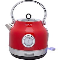 HERVIDOR RETRO SOGO KET-SS-7760 2200W 1,8L ROJO