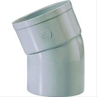 Coude PVC gris 22°30 M/F - diamètre 100 mm - CZ100