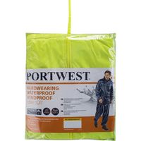 Ensemble De Pluie (veste+pantalon) - Taille 6xl - Jaune - Portwest