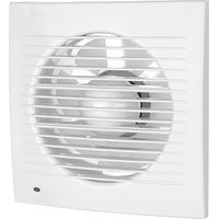 FABRILAMPE 170861501 Soleas Badezimmer-Dunstabzug 15 W 21 x 21 x 8 cm quadratisch weiß für 15-cm-Rohre