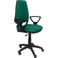 Elche CP sedia bali verde verde bali braccioli fissi ruote per parquet