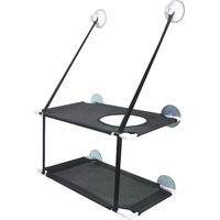Hamac Fenêtres Siège Chat Gain de place Lit pour chat monté sur fenêtre Perchoir de sécurité durable pour chat avec ventouses Convient pour les grandes et petites tailles de chat