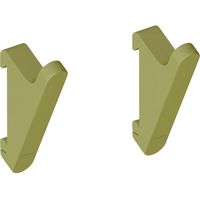 COSMIC Towel hook Coat hook 2 Pcs Green, Wall Guide Needed Fits ALIFE Collection