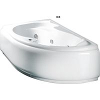 Vasca idromassaggio 150x100 destra angolare serie grazia con pannello