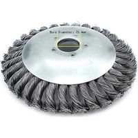 Weeding Head Wire, 6/8" Rotary Brush Wheel Disc For Lawn Tool Garden Agriculture - 25.4 Mm (6") Bore