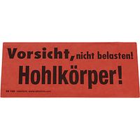 ratioform Etichette segnaletiche stampa Vorsicht Hohlkörper