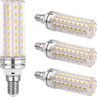 Ampoule Led Maïs E14 12w, 220-240v, 1200lm Blanc Chaud 3000k, Non Dimmable, Équivalent Ampoule Incandescence 100w, Ampoule Led E14 Pour Éclairage Intérieur, Lustre/Lampe De Bureau /Applique, Lot De 4