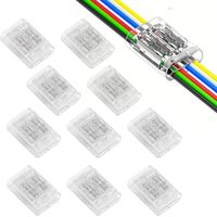 6-poliger Kabelverbinder – Lötfreier Draht-zu-Draht Schnellverbinder für 0.35–0.5 mm² (AWG22–20), 6P Elektro Steckverbinder, 10 Stück