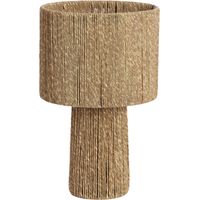 Tischlampe - braun natürlich - Pitino - jute - E27 - 1883184 -