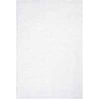Tapis à Poils Longs doux SOFTY, Tapis de Salon, Chambre, Couloir (Blanc Neige - 60x110cm)