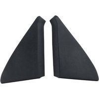 Schwarze ABS-Außenspiegelkappen, 1 Paar für Golf – GLI MK2, 191837993, 191837994