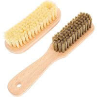 Lot de 2 brosses de plage (souple et dure) pour nettoyer le sable et utiliser les ballons de volley-ball et autres jouets de plage.-20.10X3.80X3.80CM-Assorted Color