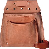 Keyman Borsa Carpentiere Crosta Due Tasche, Con Portamartello.