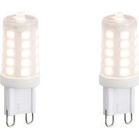 2er Set G9 dimmbare LED-Lampen Opal 1,2W 100lm 2700K