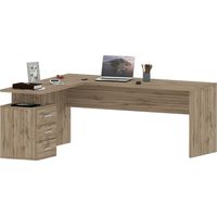 Scrivania Moderna Da Ufficio 160/180x60x75cm - NOVA