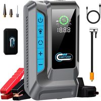 Car Jump Starter 4000A with Air Compressor 12V Battery Booster Power Pack Bank